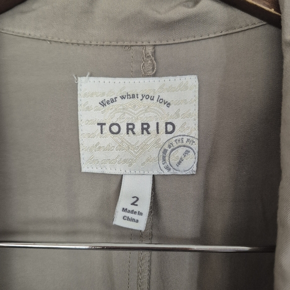Torrid Tan Anorak Unlined Jacket 2XL - Picture 9 of 12